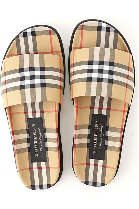 burberry slippers for men